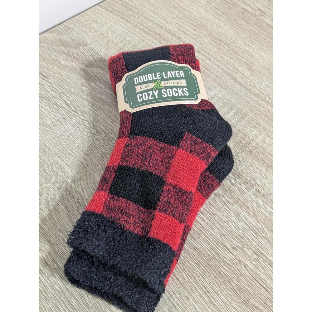 Airplus Double Layer Aloe Infused Cozy Socks - Men's Size 8-12.5